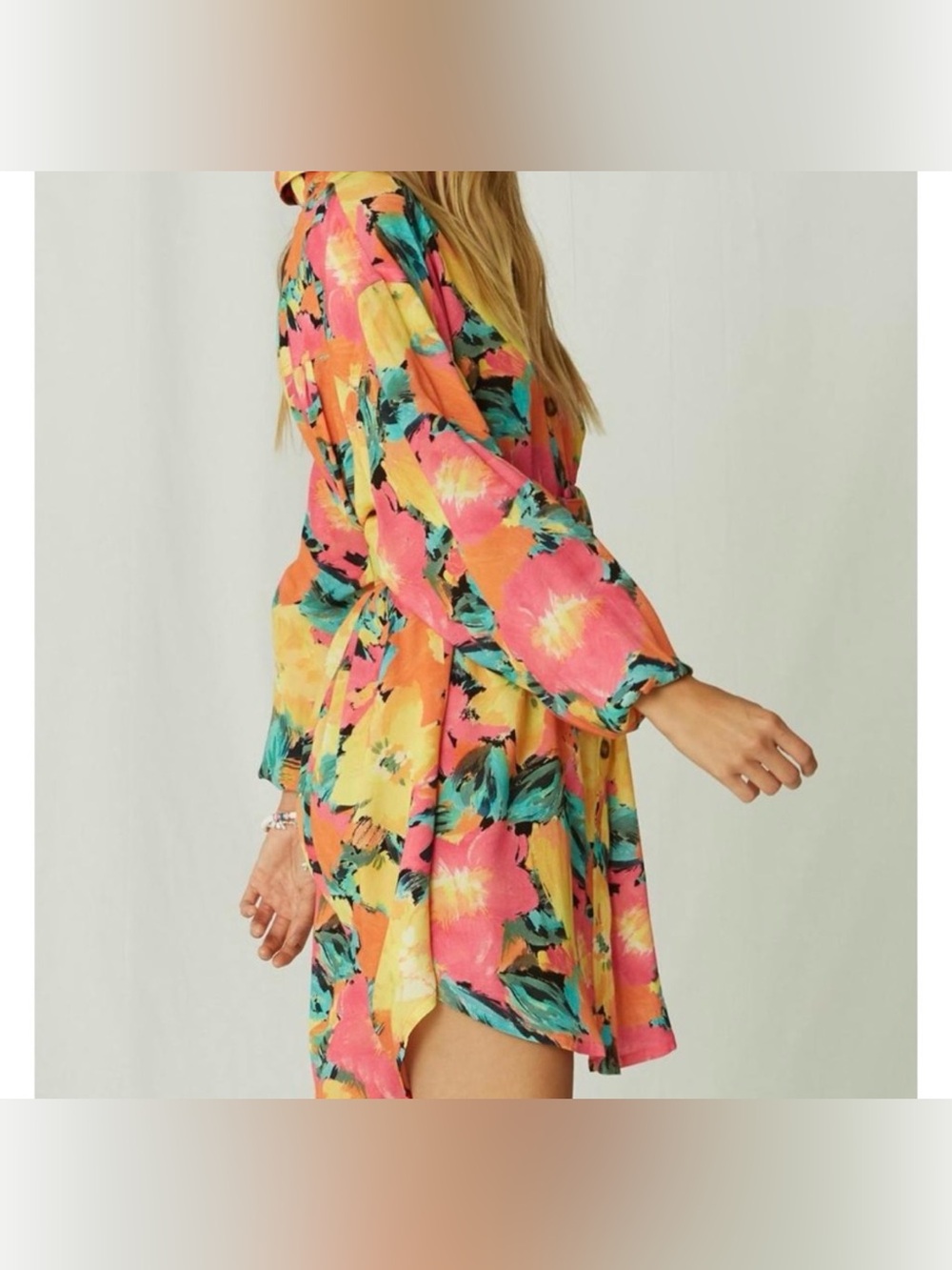 Jen’s Pirate Booty x Free People Belted Shirt Dress Vacation - Picture 6 of 8